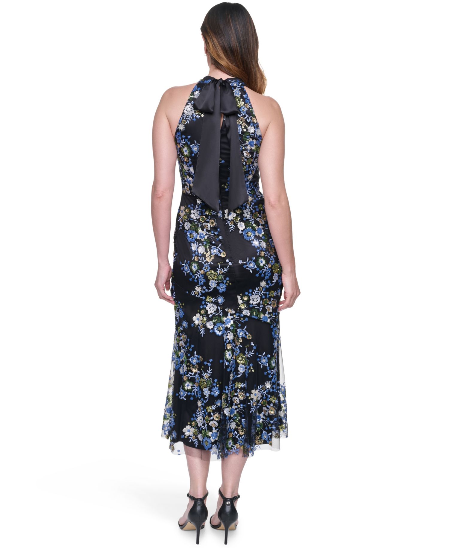 Women's Sleeveless Mock Neck Dress