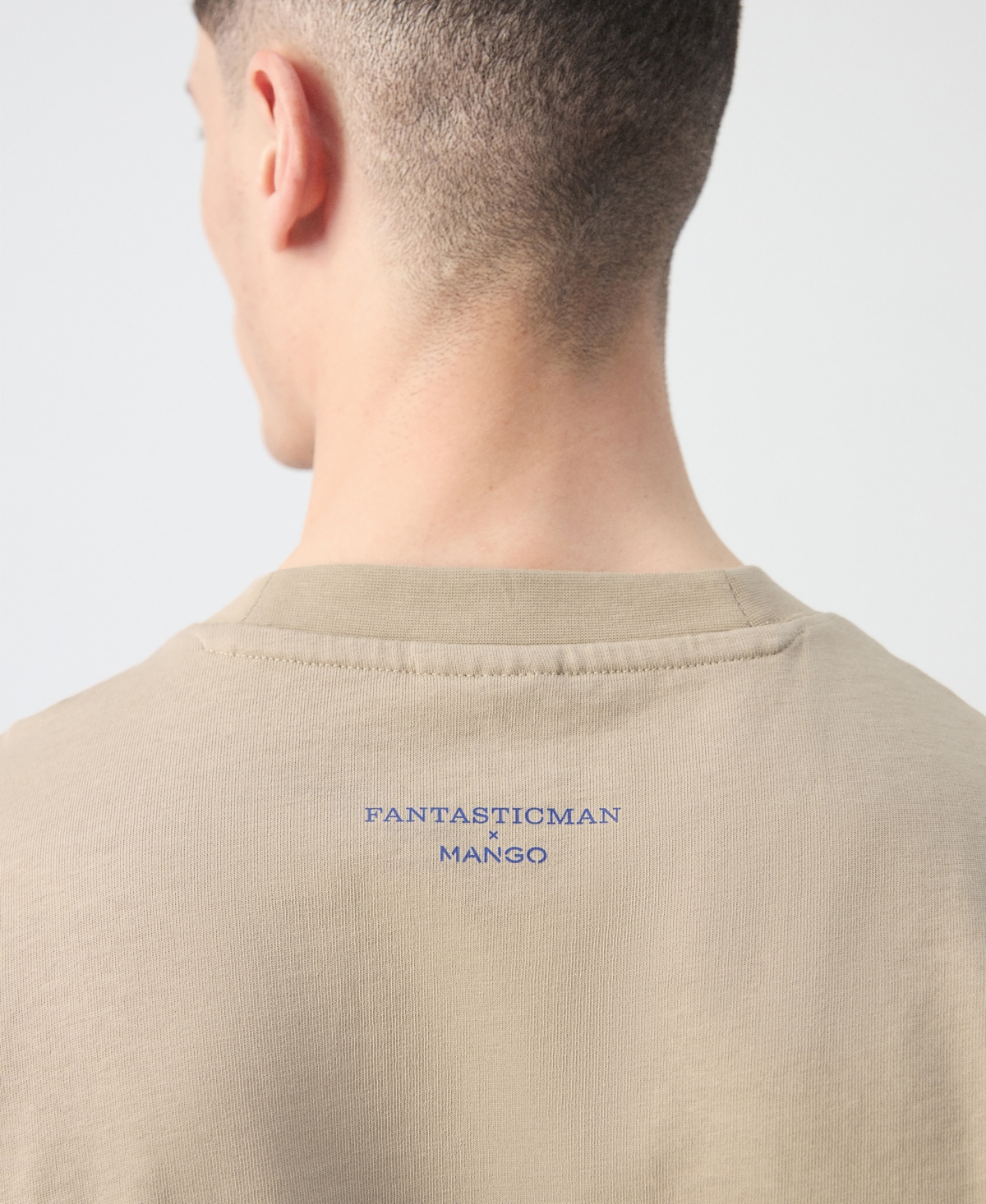 Mango Men's Cotton Printed T-Shirt
