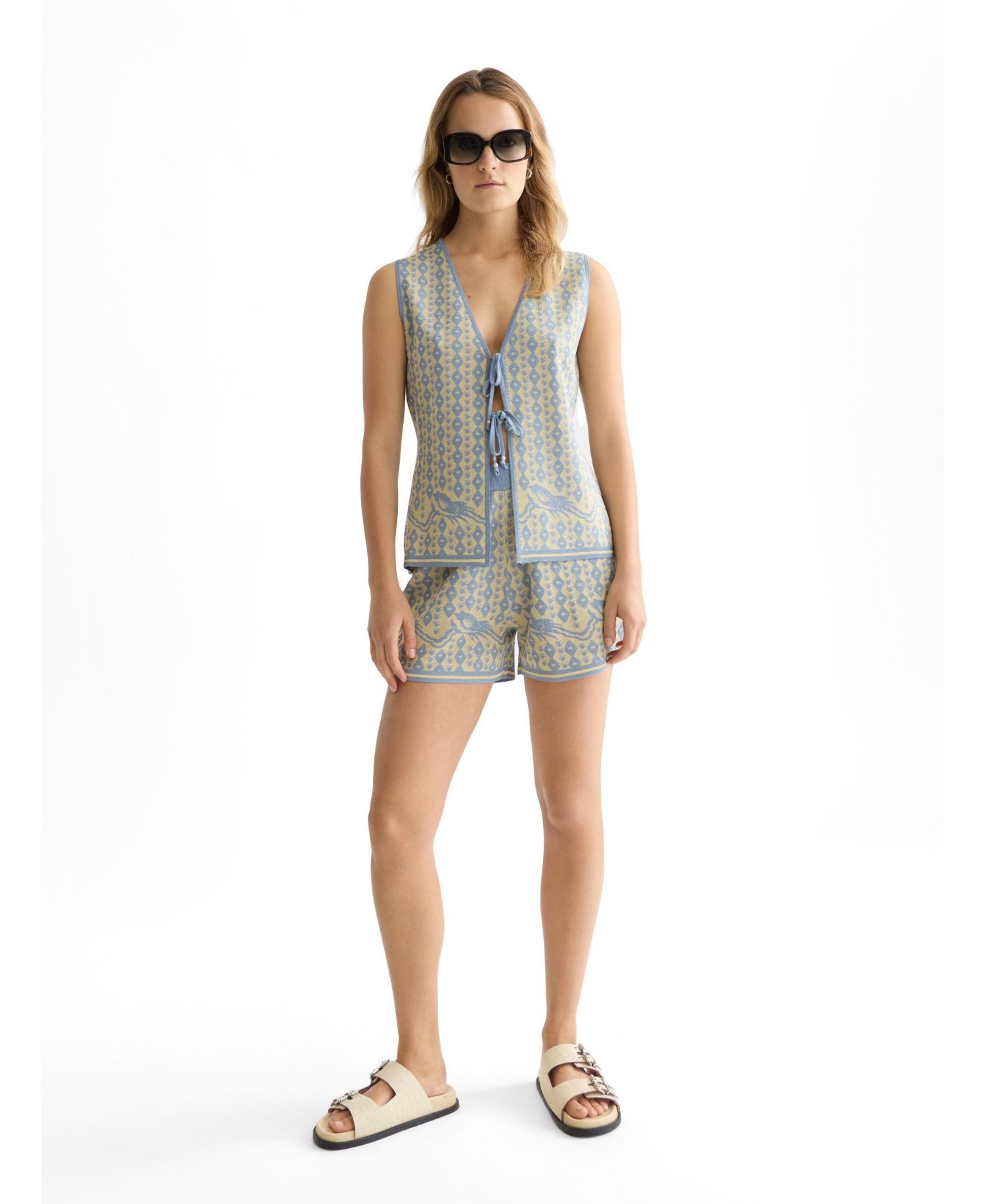 Women's Scotch and Soda Jacquard Knitted Vest