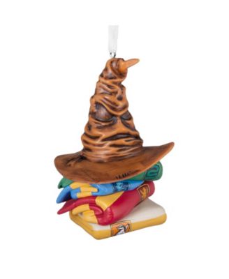 Harry Potter Sorting Hat and House Scarves Christmas Ornament