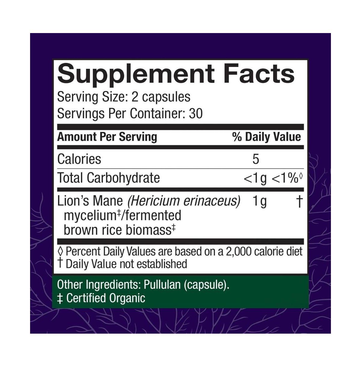 Host Defense Mushrooms Lion's Mane - Brain Health Support Supplement