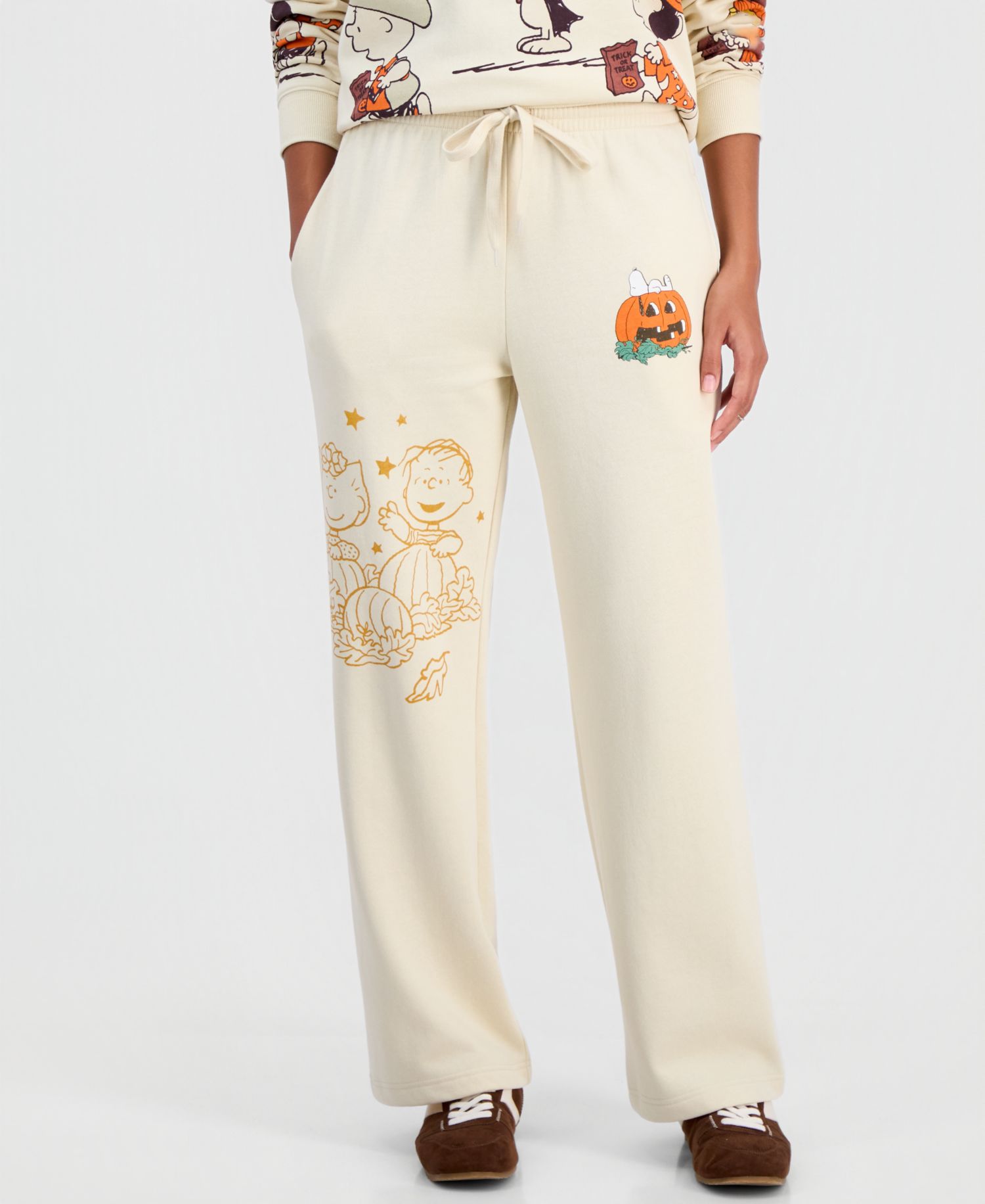 Juniors' Halloween Fleece Sweatpants