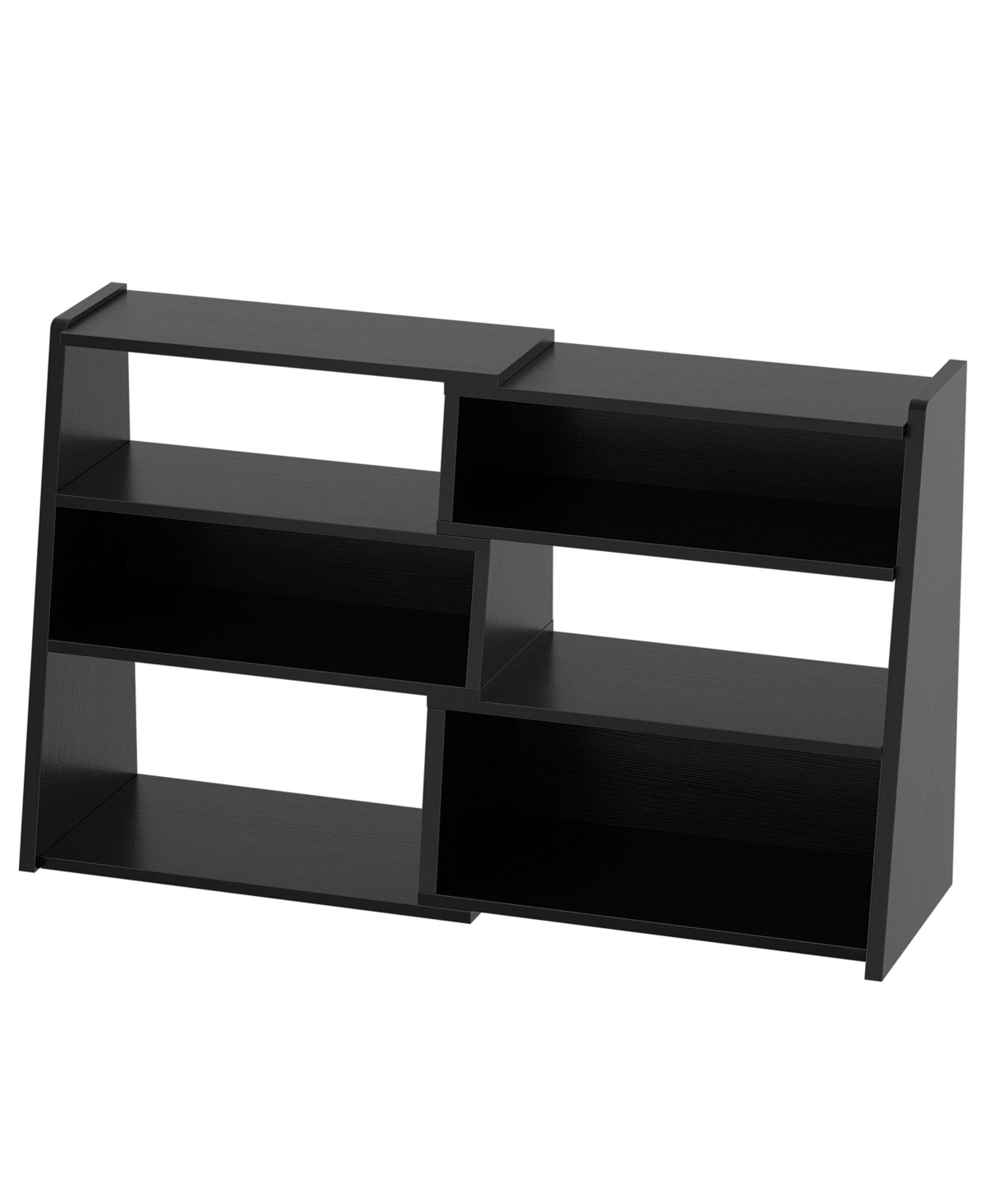 Aheaplus 3-4 Tier Expandable Ladder Shelf, Corner Bookshelf for Small Spaces