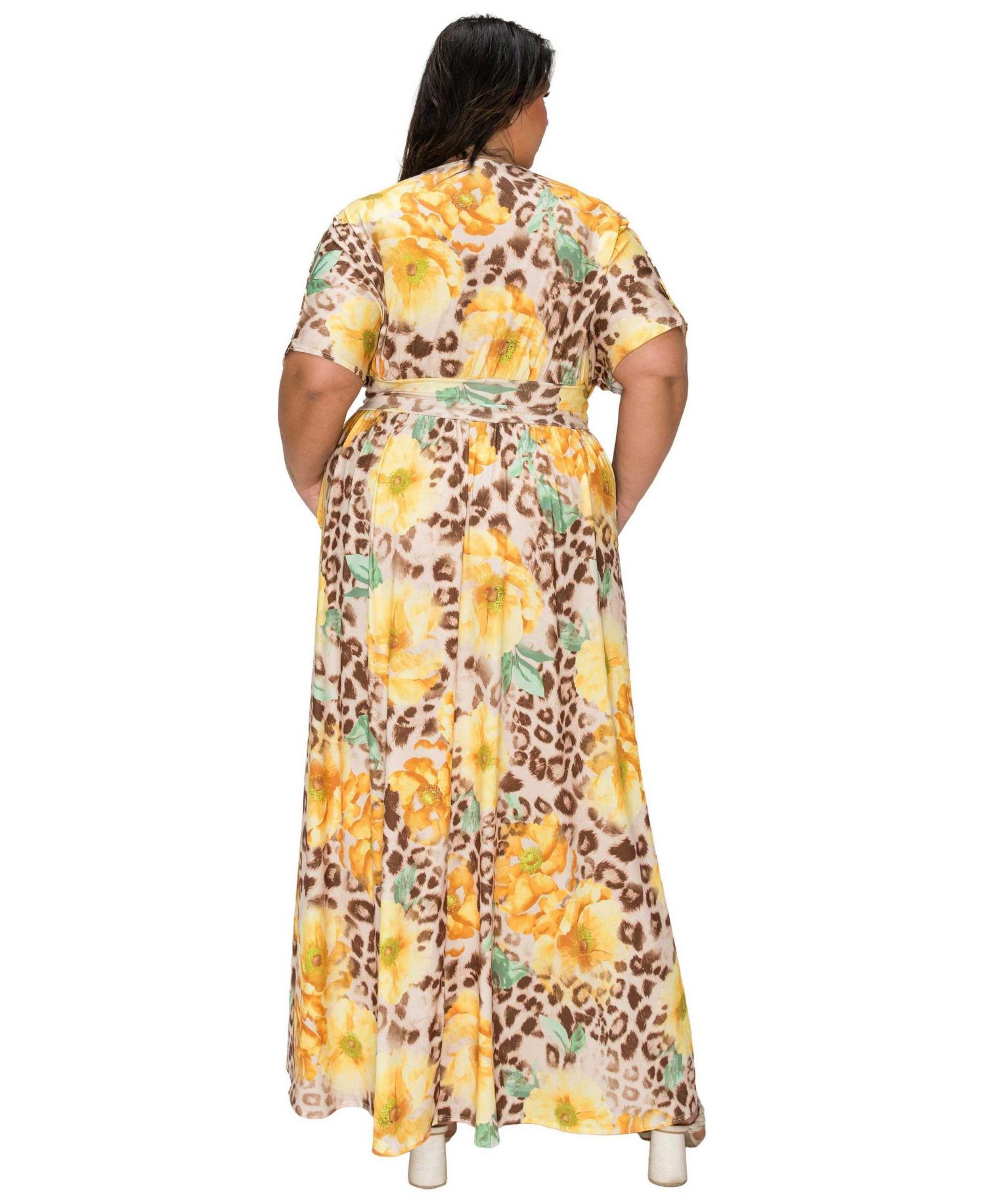Plus Size Panthera Empire Waist Dress