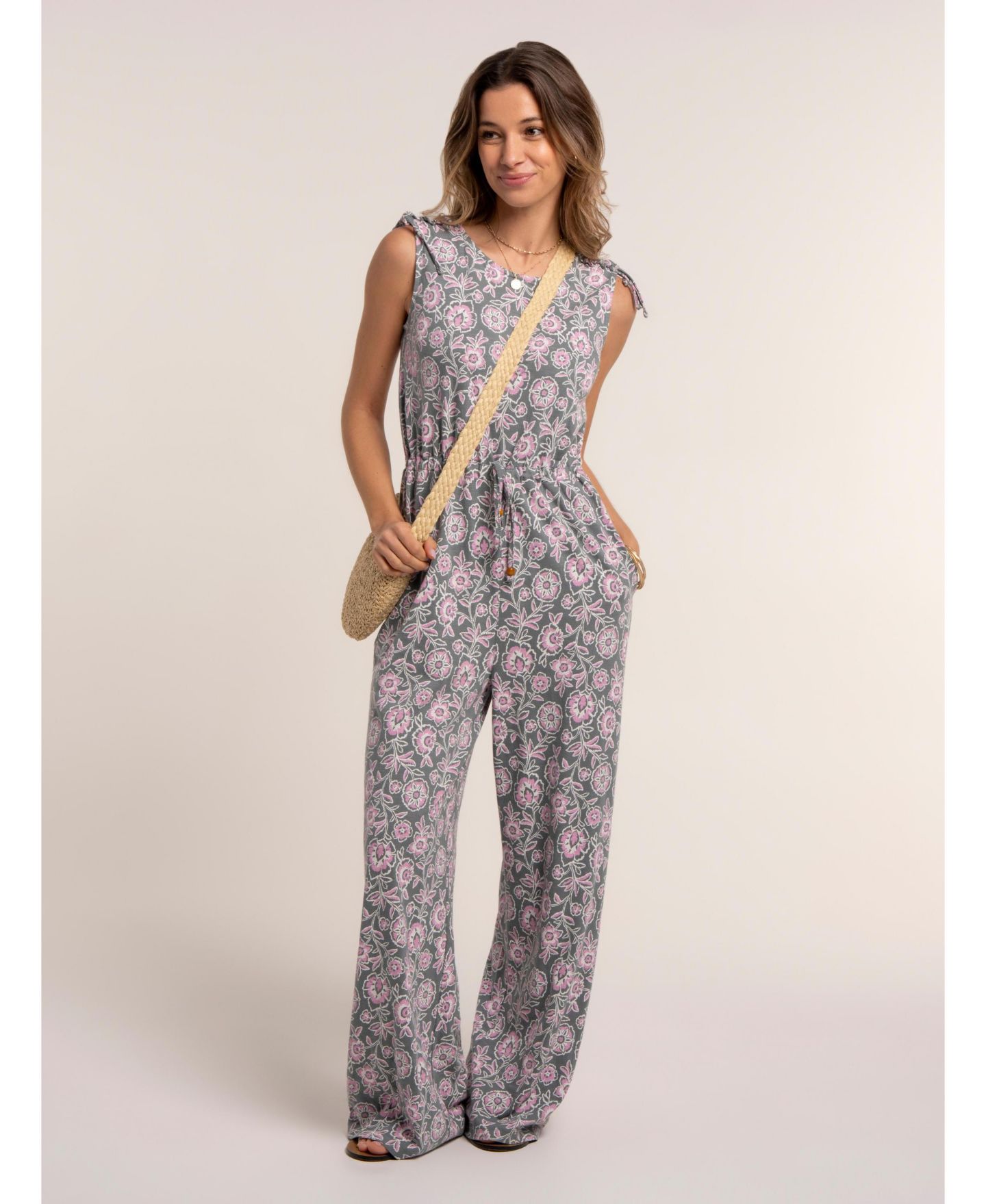 Женский комбинезон Brakeburn Sari Jumpsuit, цвет: Хаки — фото 7