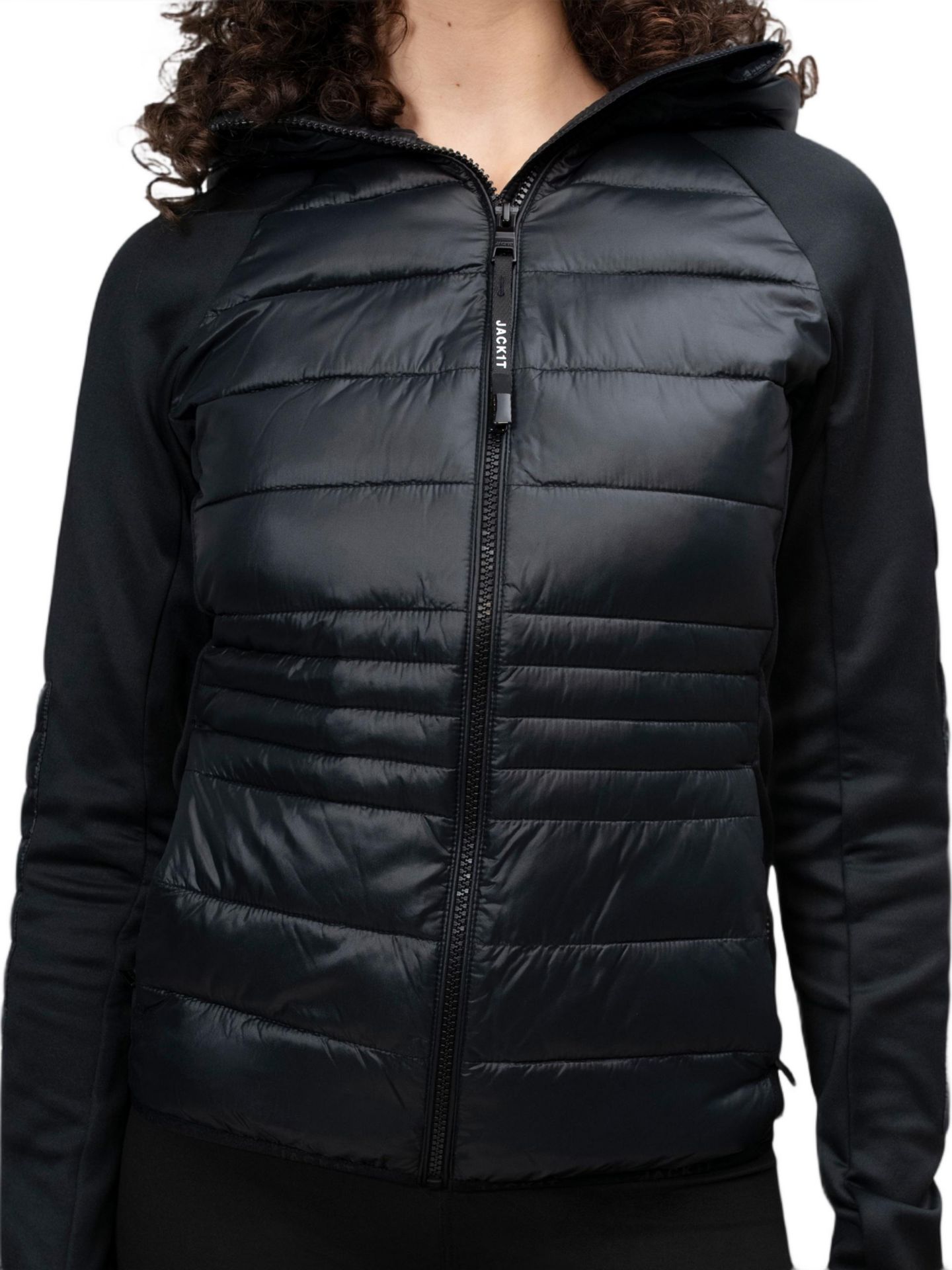 Женская куртка JACK1T Calypso Hybrid Hooded, цвет: Чёрный — фото 5