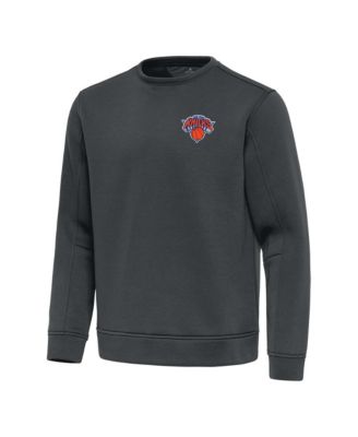 Men's Pewter New York Knicks Relevant Pullover Sweatshirt