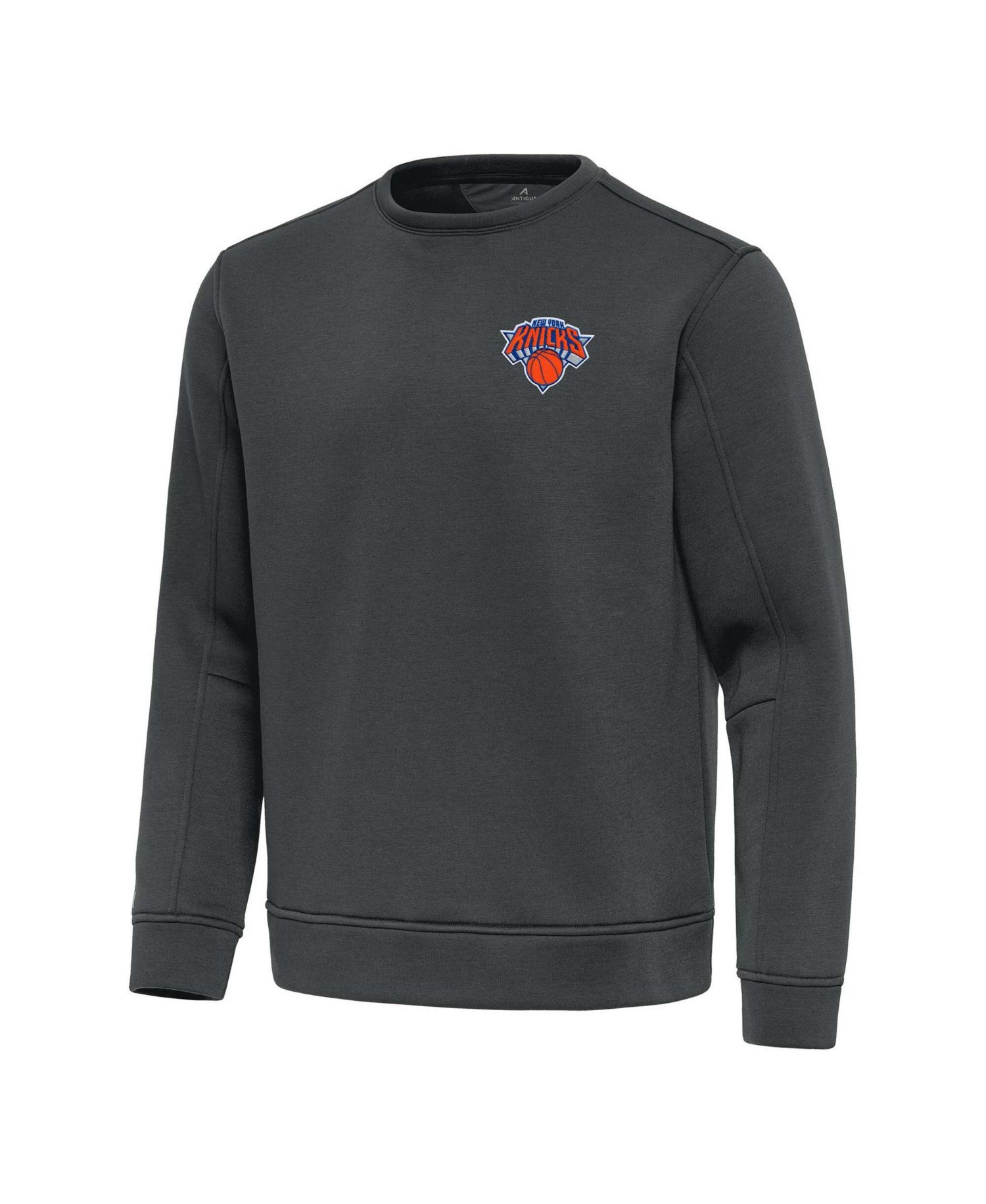 Men's Pewter New York Knicks Relevant Pullover Sweatshirt