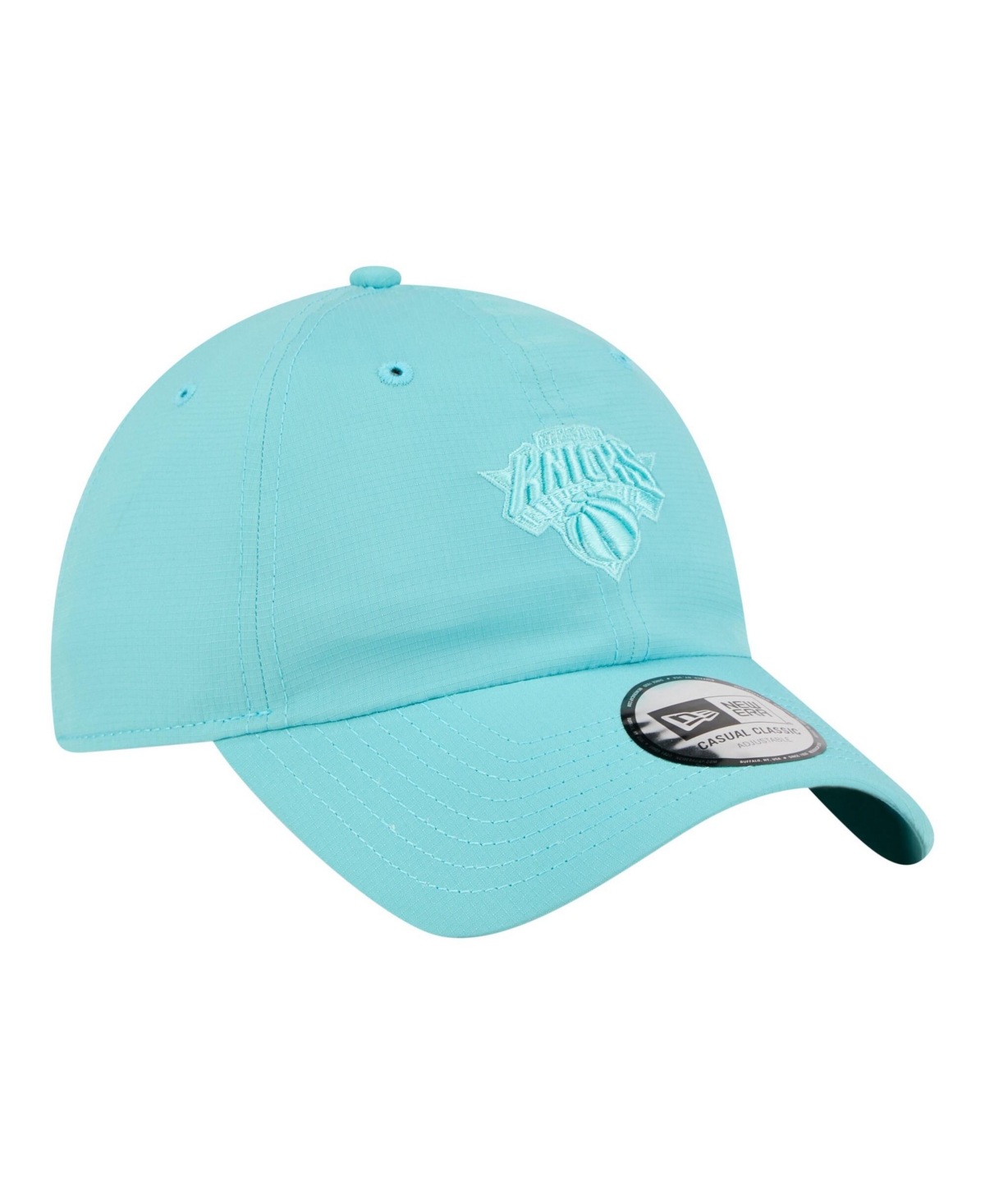 New Era Men's and Women's Turquoise New York Knicks Color Pack Ripstop Casual Classic Adjustable Hat
