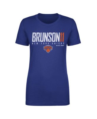 Women's Jalen Brunson Blue New York Knicks Elite T-Shirt
