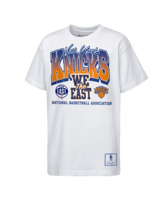 Big Boys and Girls White New York Knicks Bring it Back Premium T-Shirt