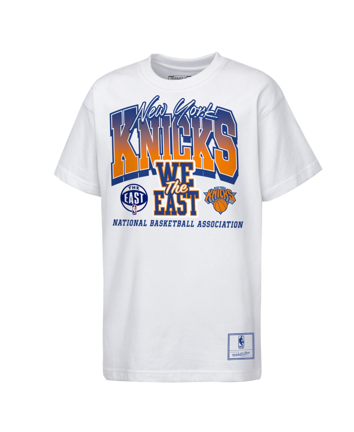 Big Boys and Girls White New York Knicks Bring it Back Premium T-Shirt