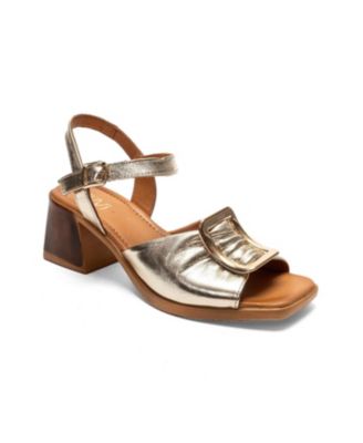 Women's Asha Leather Block Heel Sandal