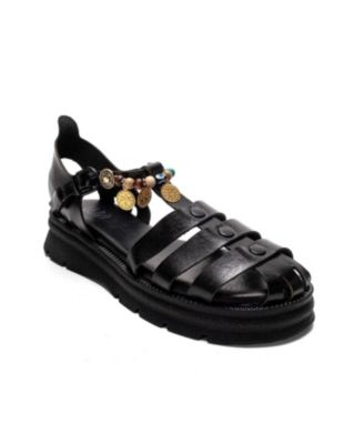 Women's Solis Leather Beaded Sandal