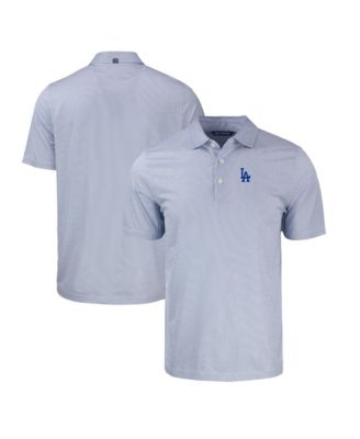 Men's Royal/White Los Angeles Dodgers Pike Eco Symmetry Print Stretch Polo Shirt