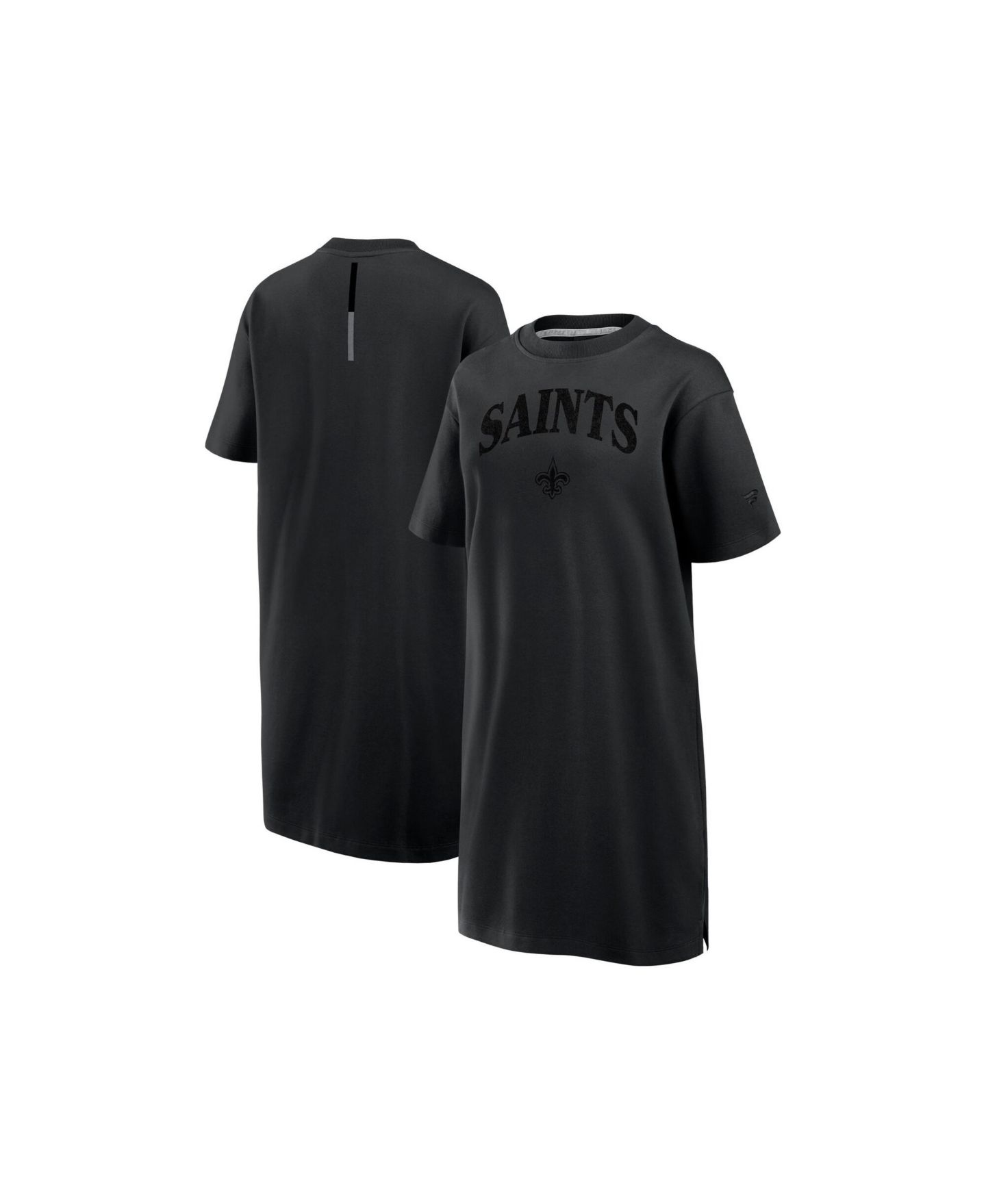 Женское платье Fanatics Black New Orleans Saints Elements Go Tri-Blend — фото 1