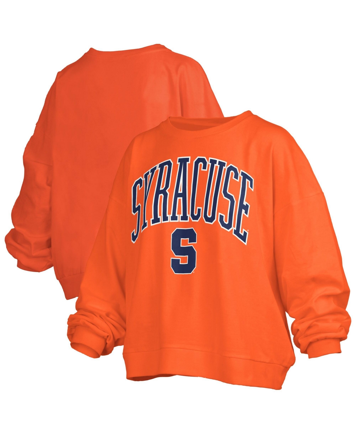 Pressbox Women's Orange Syracuse Orange Janise Fleece Sweatshirt