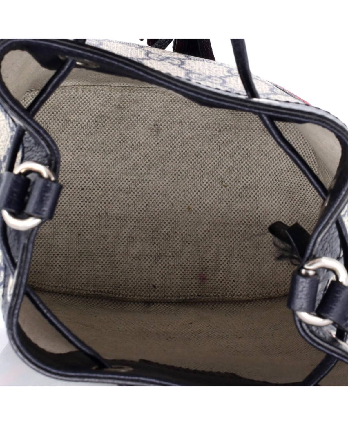 Pre-Owned Gucci Mini Ophidia Bucket Bag Gg Coated Canvas