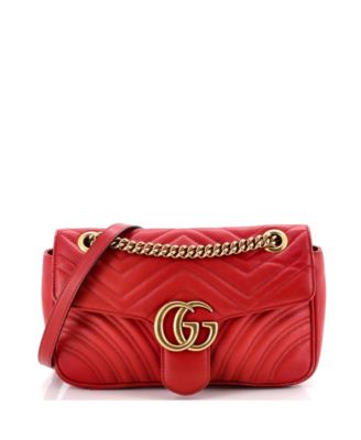 Medium GG Marmont Flap Bag Matelasse Leather