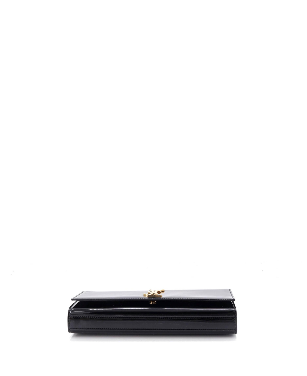 Pre-Owned Saint Laurent Long Classic Monogram Clutch Patent