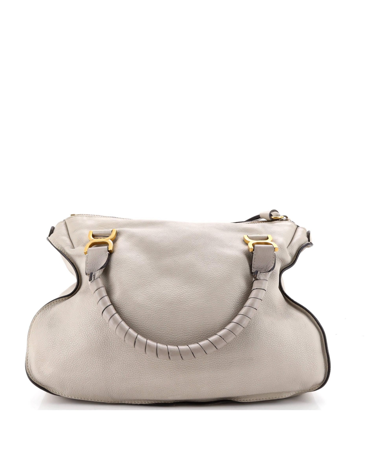 Pre-Owned Chloe Large Marcie Shoulder Bag Leather