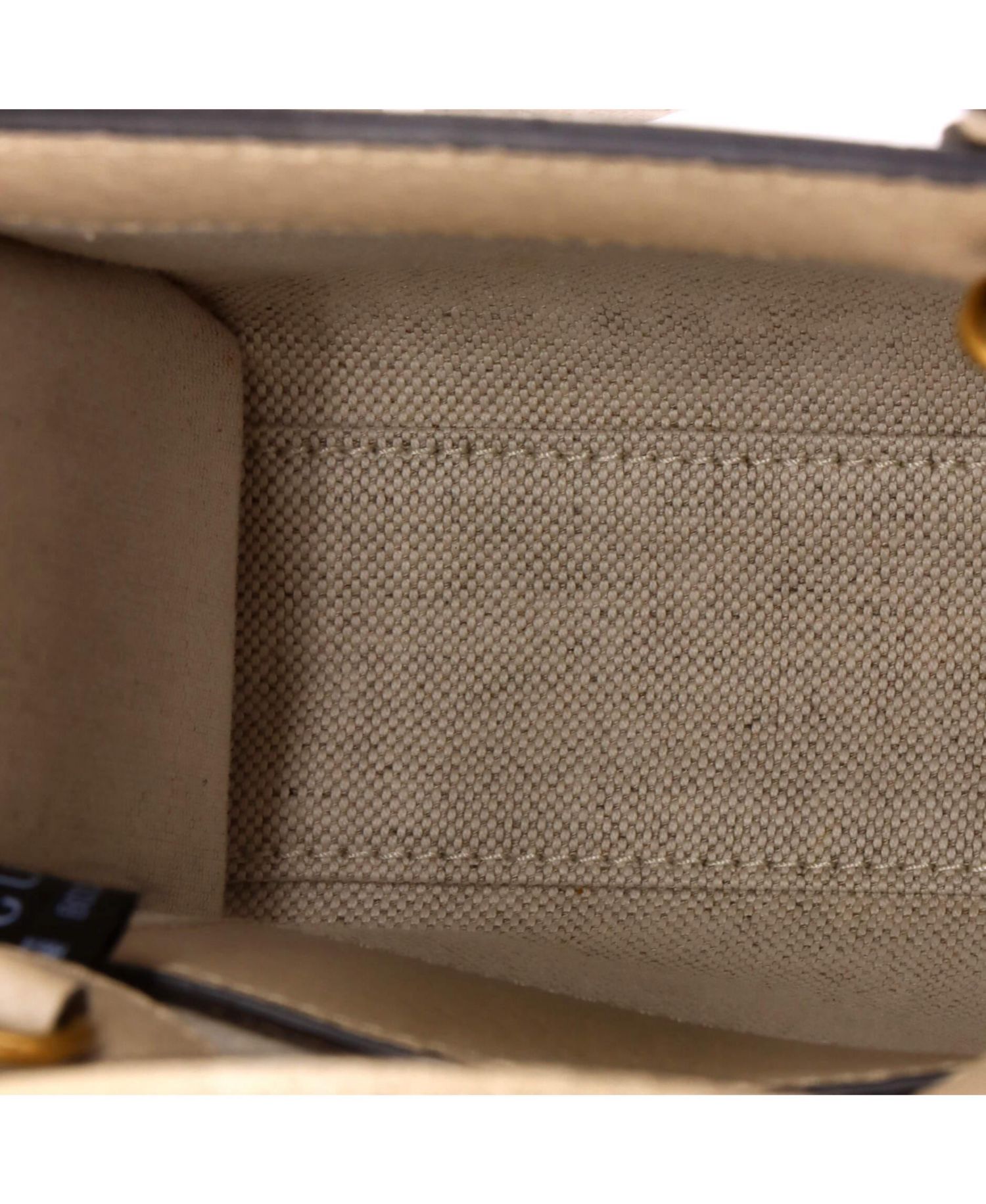 Mini Interlocking G Patch Tote GG Coated Canvas