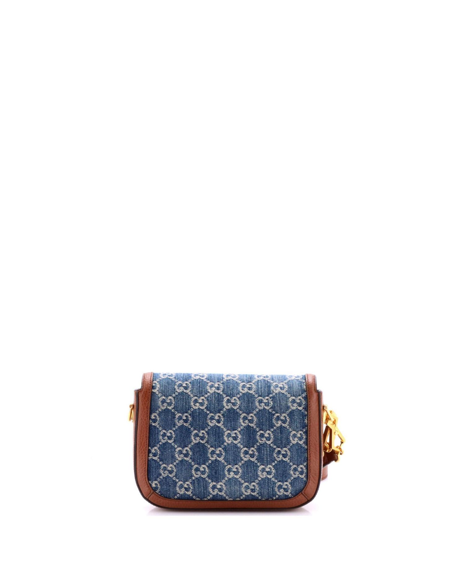 Mini Horsebit 1955 Shoulder Bag GG Denim