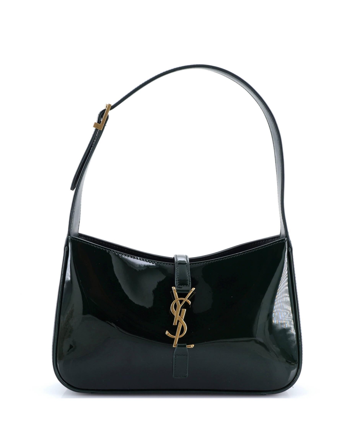 Pre-Owned Saint Laurent Small Le 5 a 7 Hobo Patent