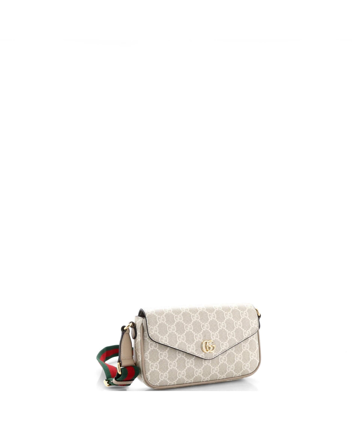 Pre-Owned Gucci Mini Ophidia Envelope Flap Shoulder Bag Gg Coated Canvas