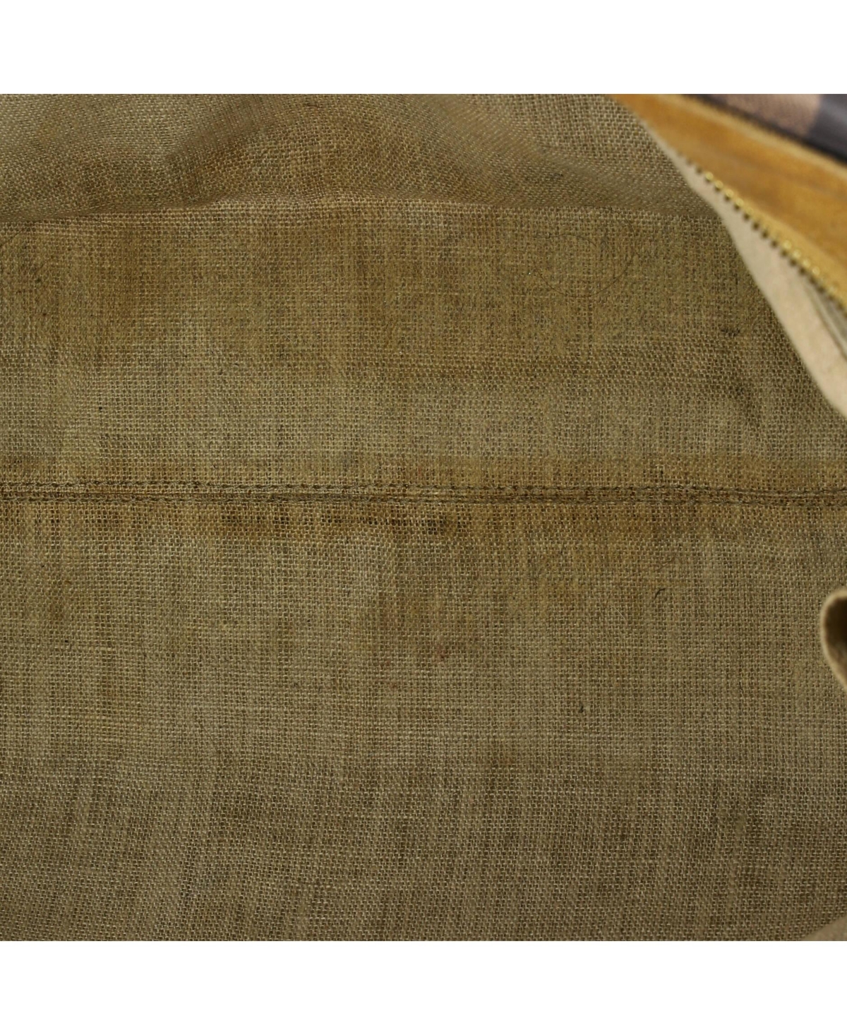 Pre-Owned Fendi Pequin Roll Tote Canvas and Leather