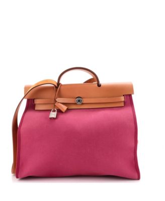 39 Herbag Zip Leather and Toile