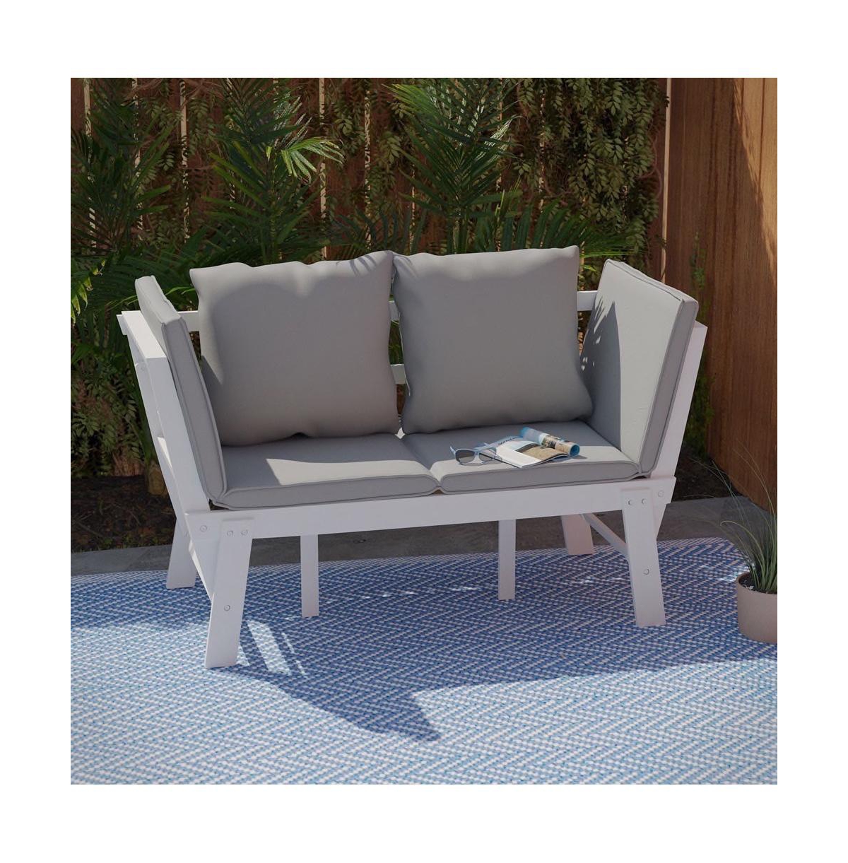 Augusta Home Holly and Martin Dolavon Outdoor Convertible Lounge Chair
