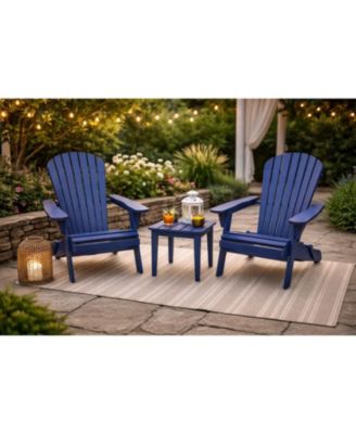 Grand Collection Assembled Foldable Large Adirondack Chair Pine Wood