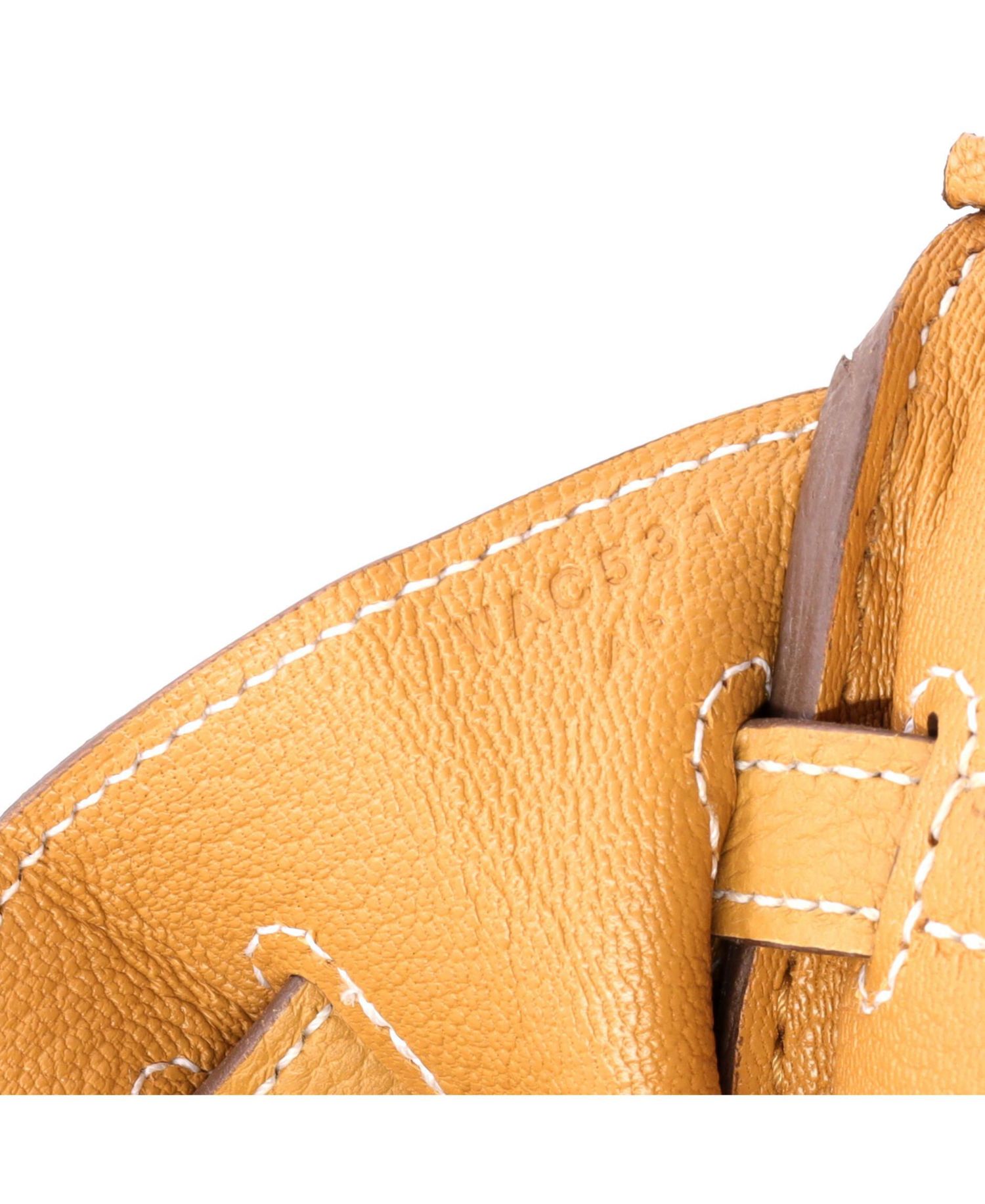 Birkin 25 Handbag Brown Togo with Gold Hardware