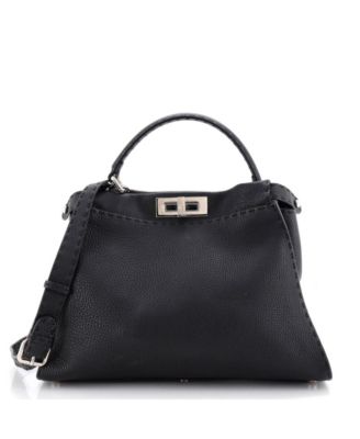 Medium Selleria Peekaboo Bag Leather