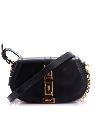 Medium Greca Goddess Shoulder Bag Leather