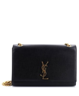 Large Classic Monogram Crossbody Bag Grainy Leather