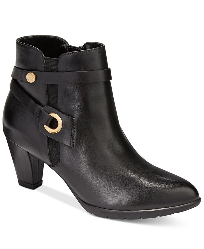 Anne Klein Chelsey Zippered Booties Macy s