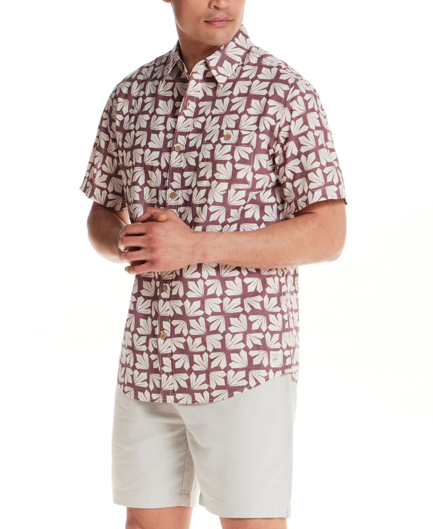 Men's Button-Down Short-Sleeve Shirt