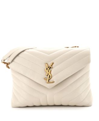 Medium Loulou Shoulder Bag Matelasse Chevron Leather