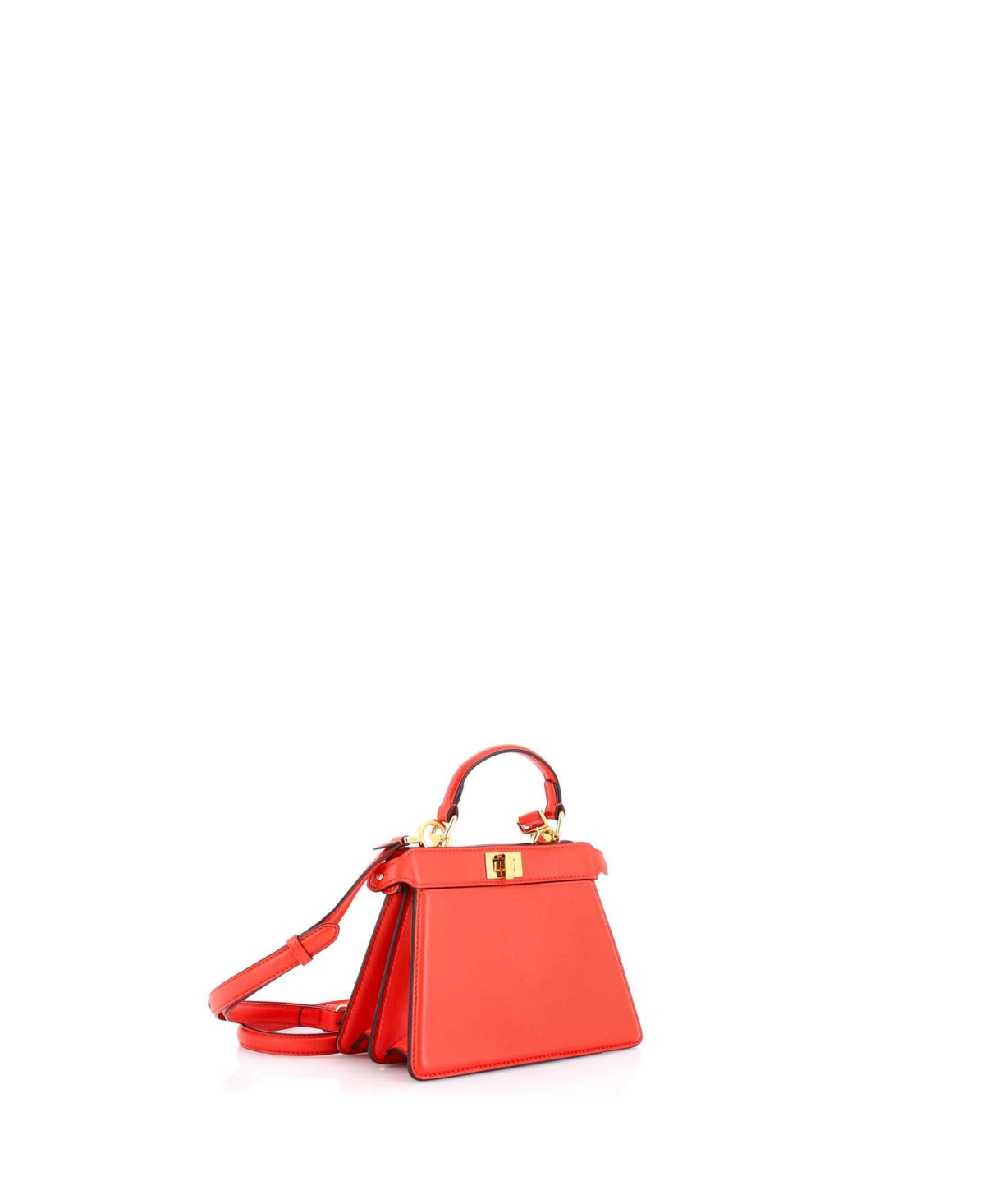 Pre-Owned Fendi Petite Peekaboo ISeeU Bag Leather
