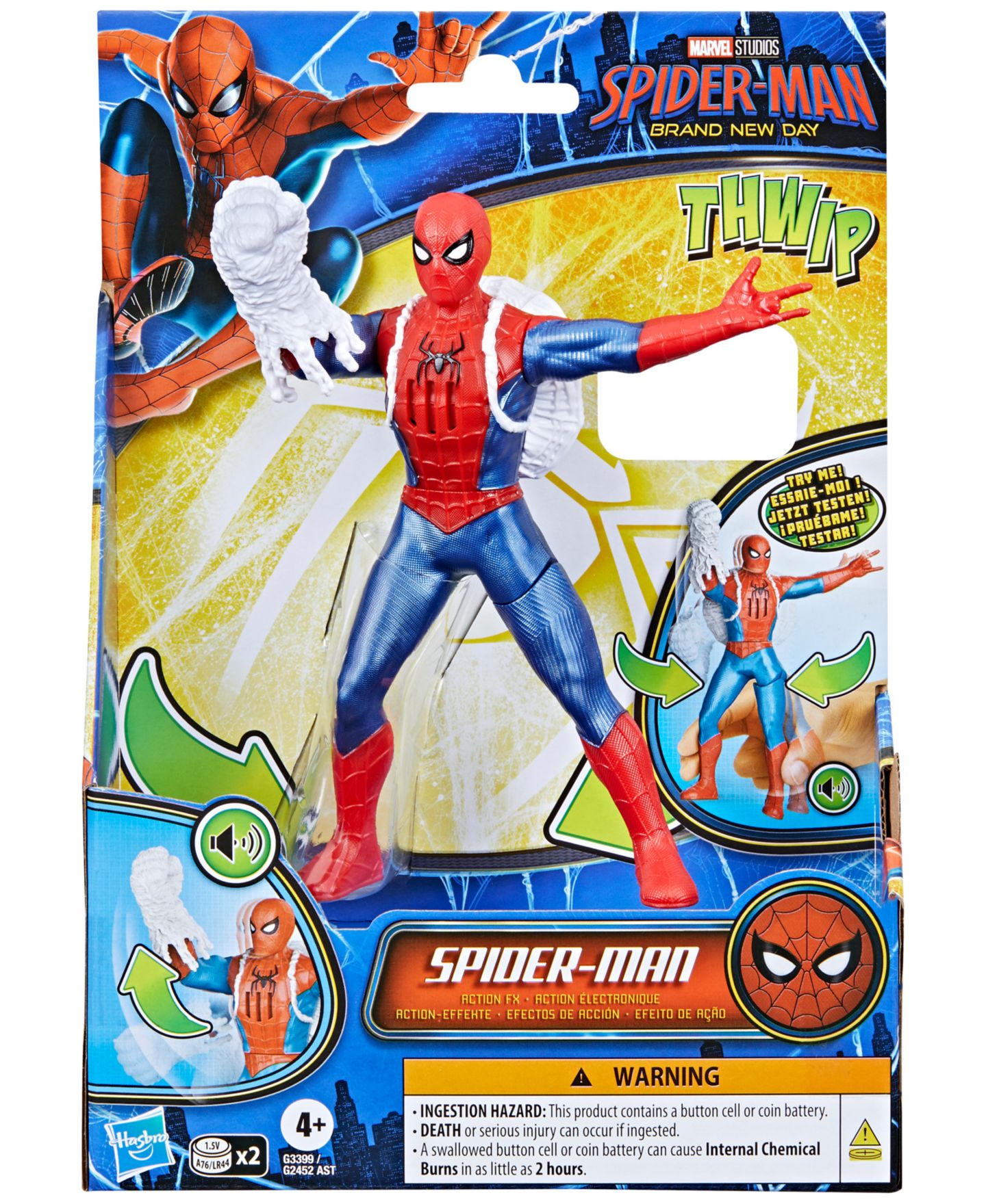 Детская фигурка Spider-Man Marvel Studios Brand New Day FX 6" Action Figure, Ages 4+ — фото 6