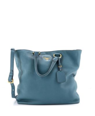Large Convertible Shopper Tote Vitello Daino
