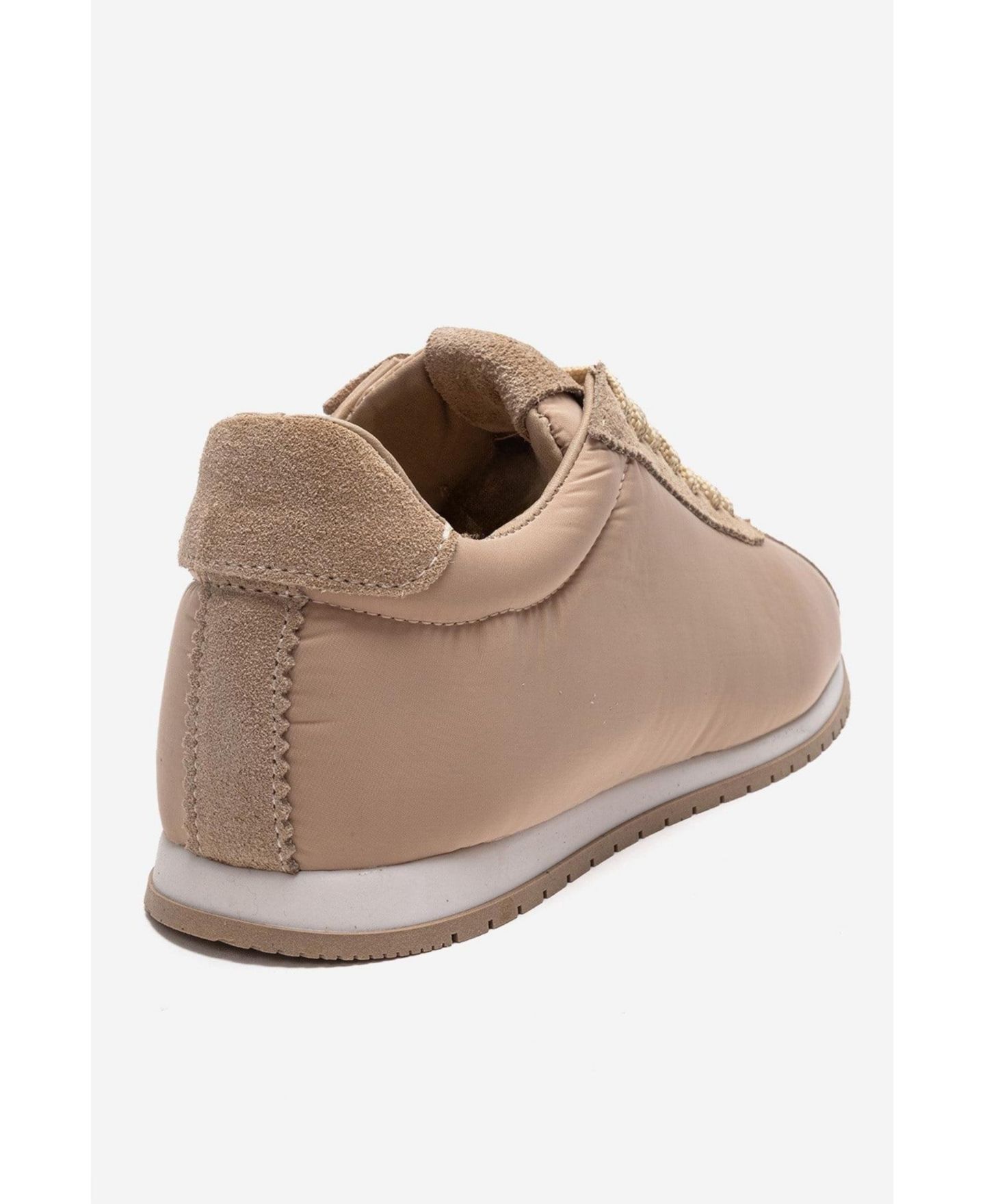 Женские кроссовки Forever & Always Shoes Unica Leather Sport, цвет: Бежевый — фото 6