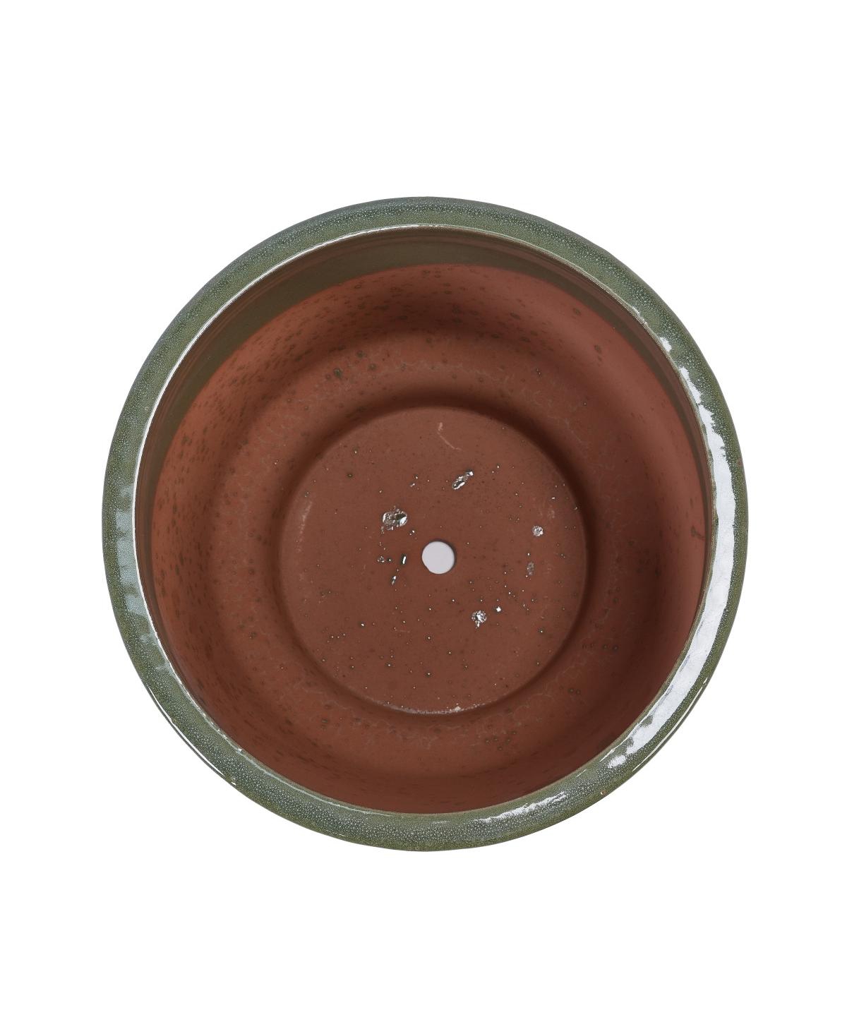Streamdale Furniture Handmade Solid Glaze Ceramic Planter Set (15/12/9 Inch)