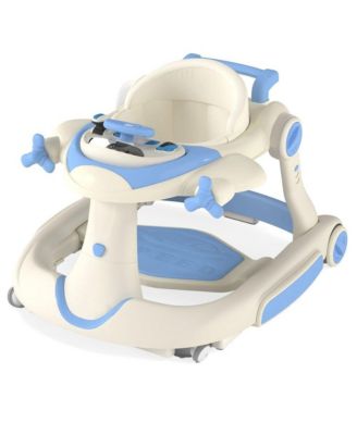 Convertible Baby Activity Walker with Adjustable Height, Foldable Design and Interactive Play Features