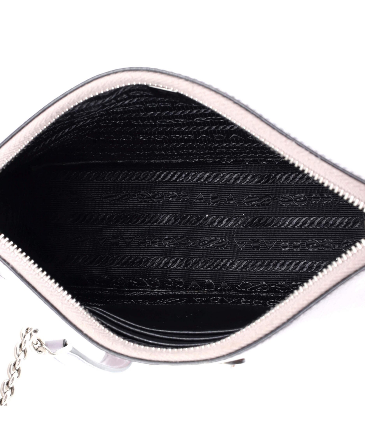 Pre-Owned Prada Small Chain Crossbody Bag Vernice Saffiano Leather