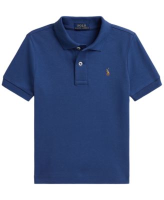 Boys' 2T-7 Soft Cotton Polo Shirt