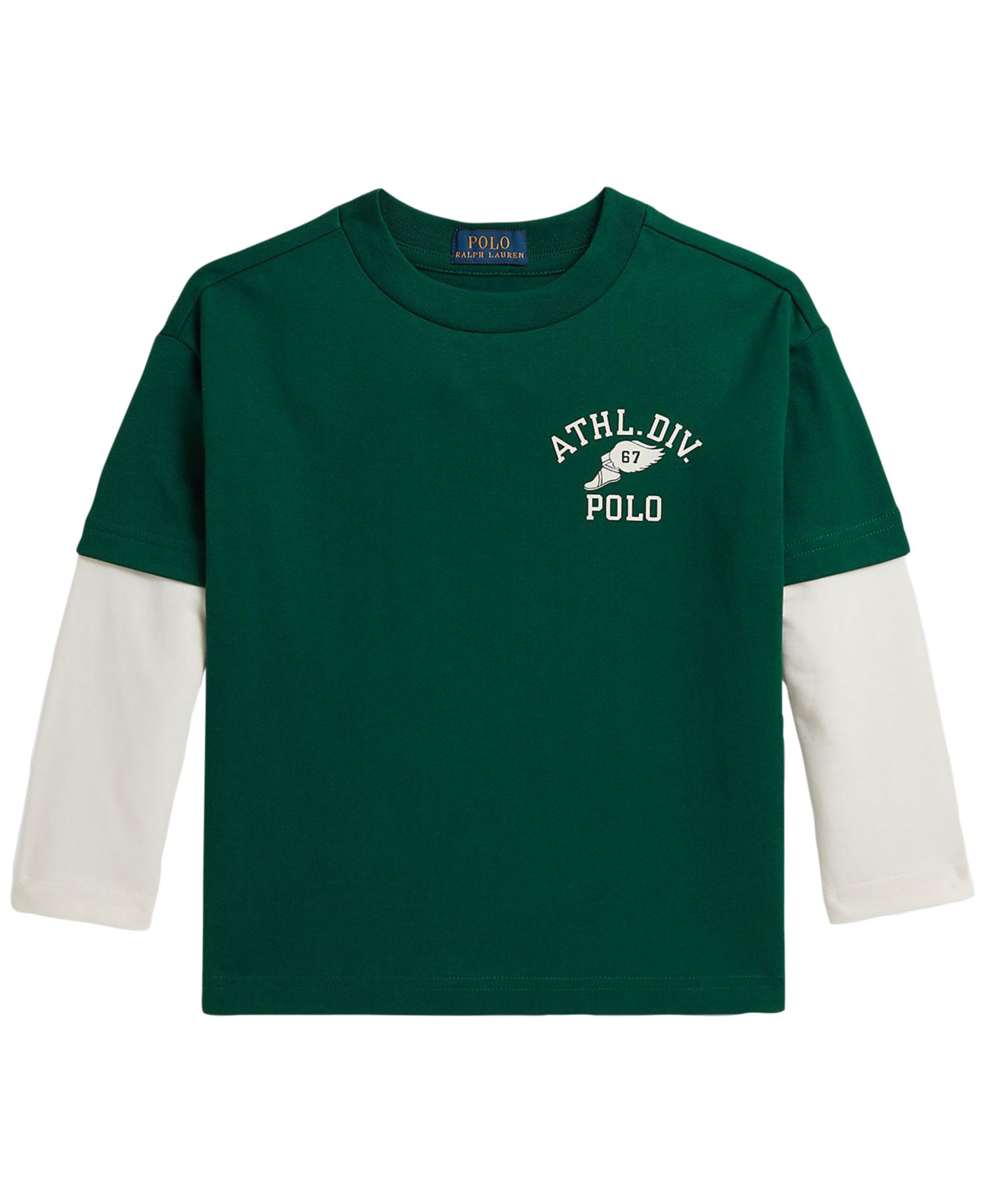 Boys' 2T-7 Big Fit Cotton Layered-Effect T-Shirt
