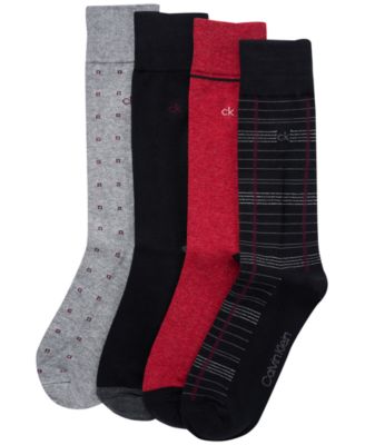 Men's Rayon Dress Crew Socks, 4-Pack